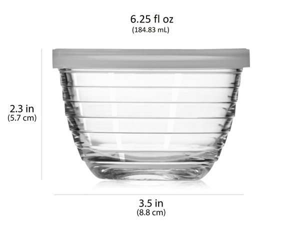 Glass serving dishes with lids best sale